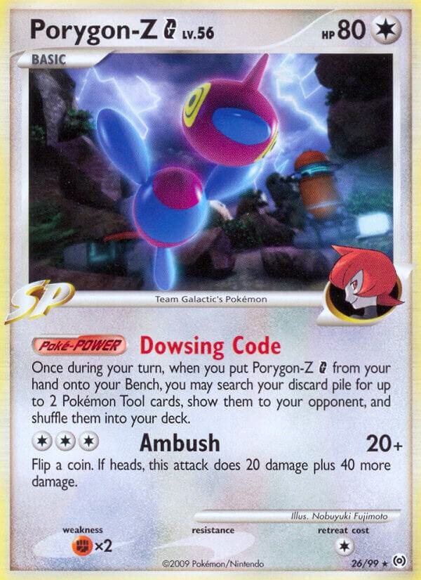 Porygon-Z G 26/99 card from Arceus