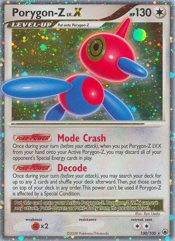 Porygon-Z LV.X 100/100 card from Majestic Dawn