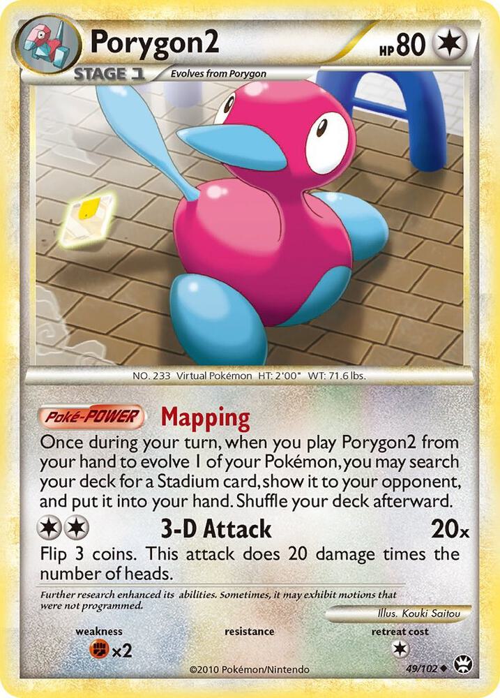 Porygon2 49/102 card from Triumphant