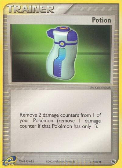 Potion 91/109 card from Ruby and Sapphire
