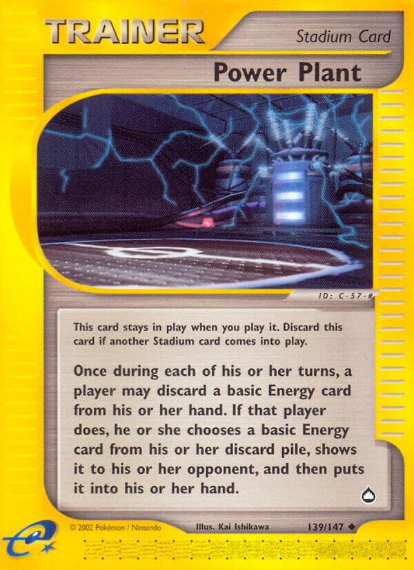 Power Plant 139/147 card from Aquapolis