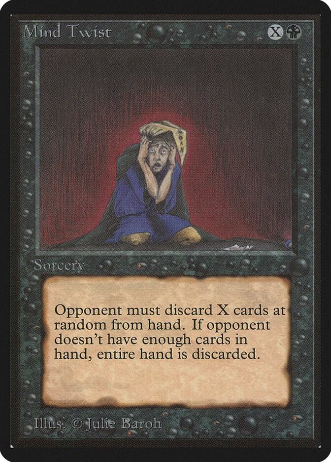 Mind Twist card from Beta Edition