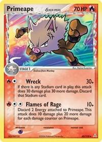Primeape (Delta Species) 50/110 card from Holon Phantoms