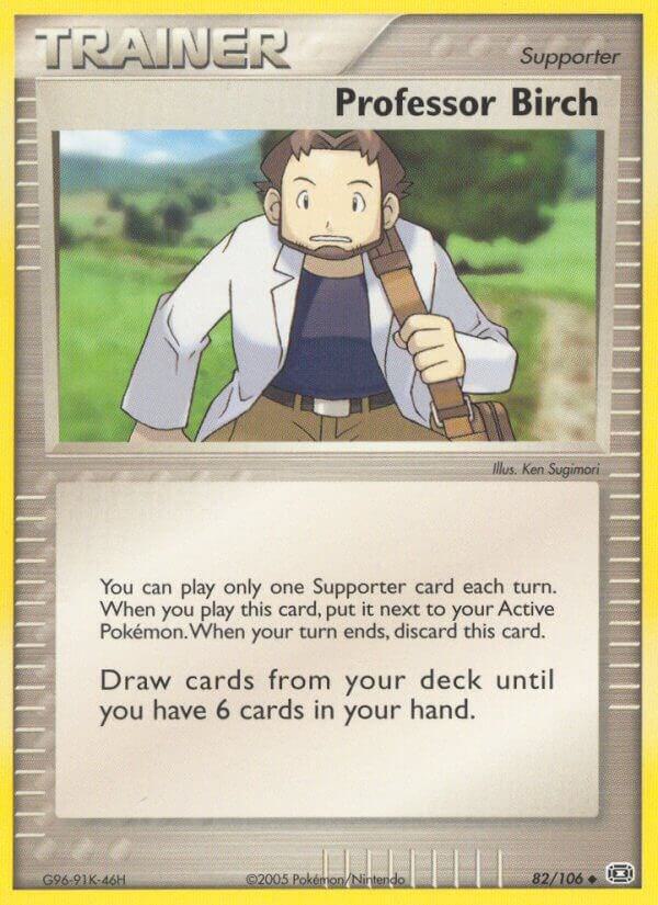 Professor Birch 82/106 card from Emerald