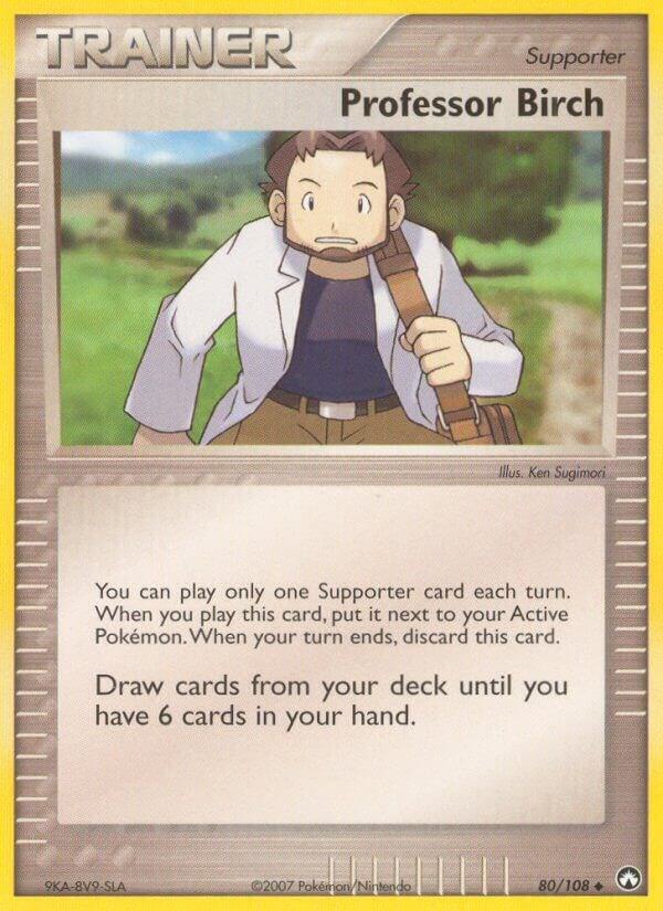 Professor Birch 80/108 card from Power Keepers