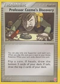 Professor Cozmo's Discovery 10/12 card from EX Trainer Kit 2: Plusle & Minun