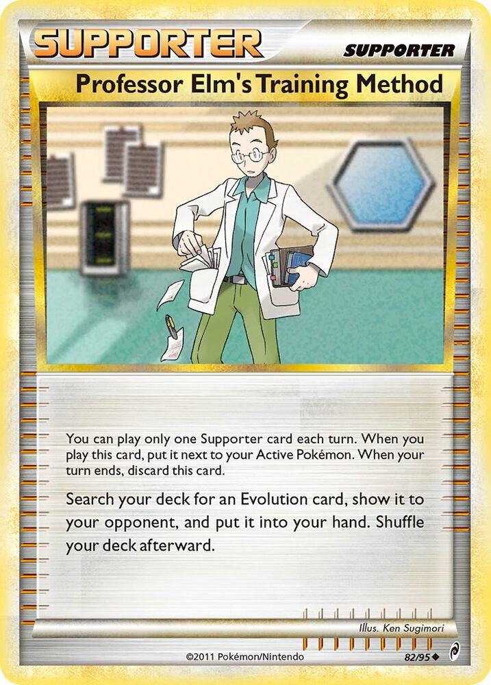 Professor Elm's Training Method 82/95 card from Call of Legends