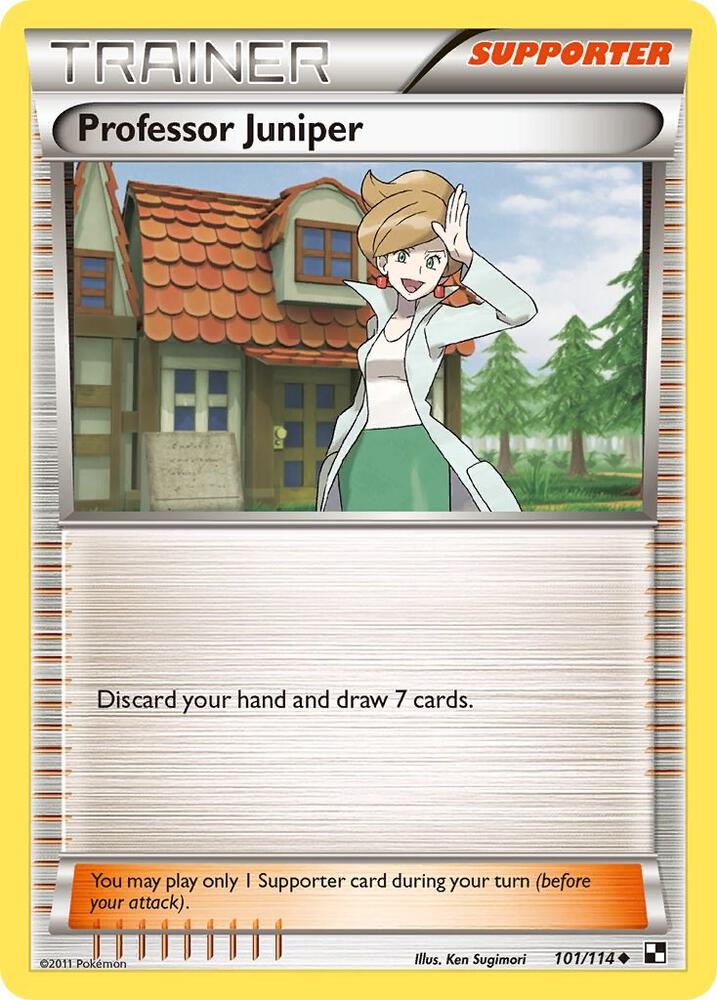 Professor Juniper 101/114 card from Black and White