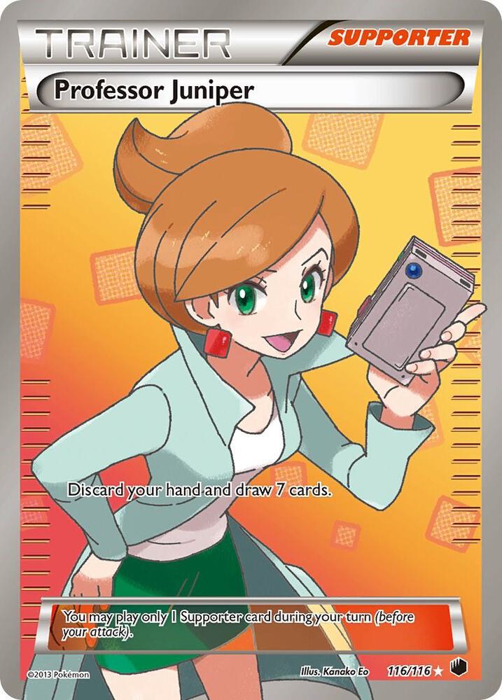 Professor Juniper (116 Full Art) 116/116 card from Plasma Freeze