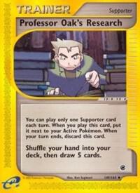 Professor Oak's Research 149/165 card from Expedition