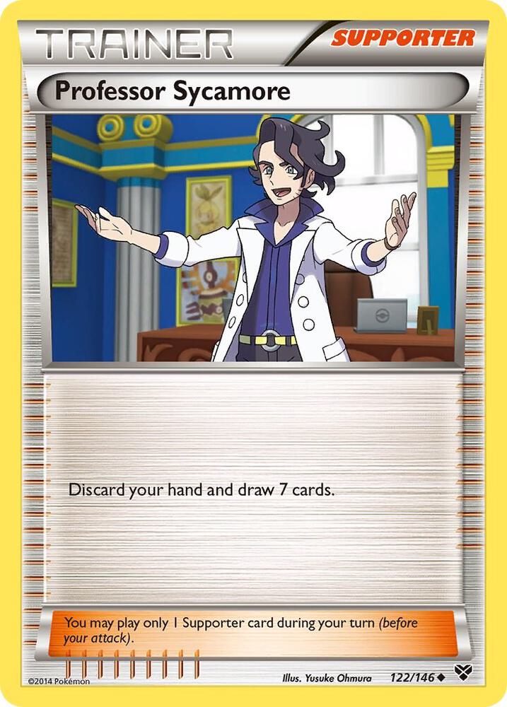 Professor Sycamore 122/146 card from XY Base Set