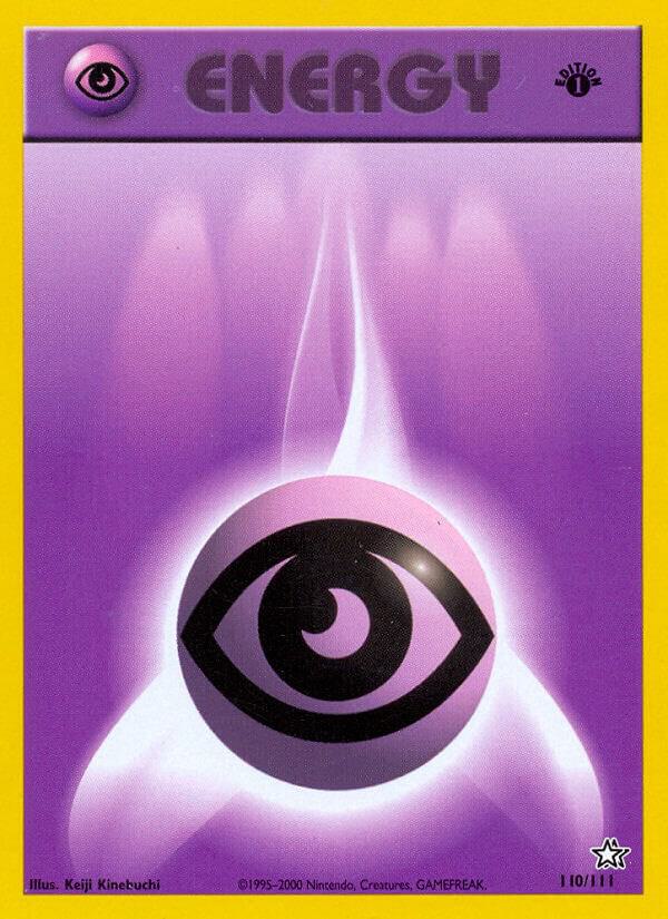 Psychic Energy 110/111 card from Neo Genesis