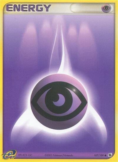 Psychic Energy 107/109 card from Ruby and Sapphire