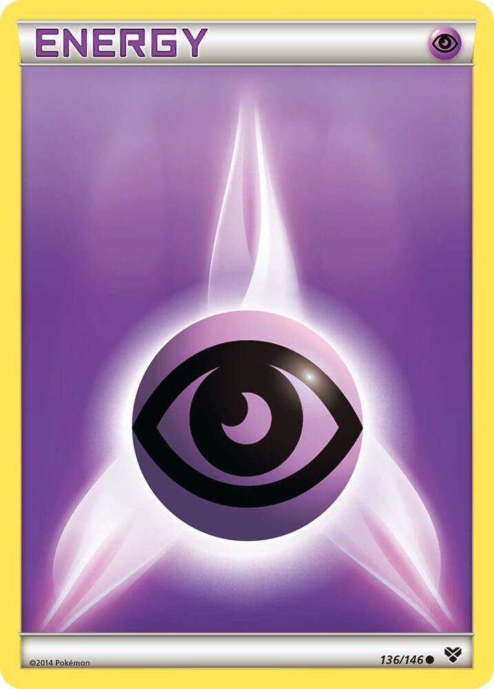 Psychic Energy 136/146 card from XY Base Set