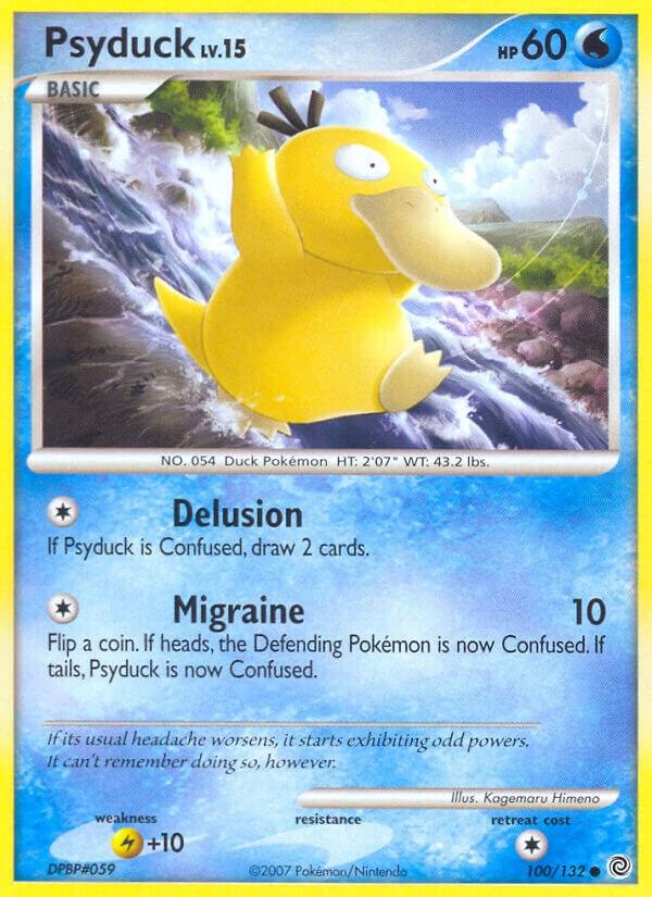 Psyduck 100/132 card from Secret Wonders