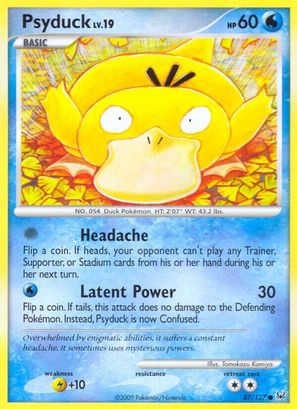 Psyduck 87/127 card from Platinum