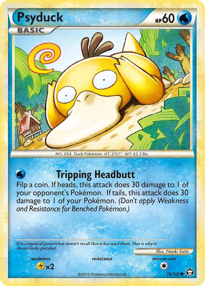 Psyduck 74/102 card from Triumphant