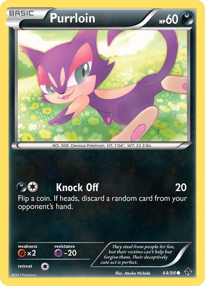 Purrloin 64/98 card from Emerging Powers