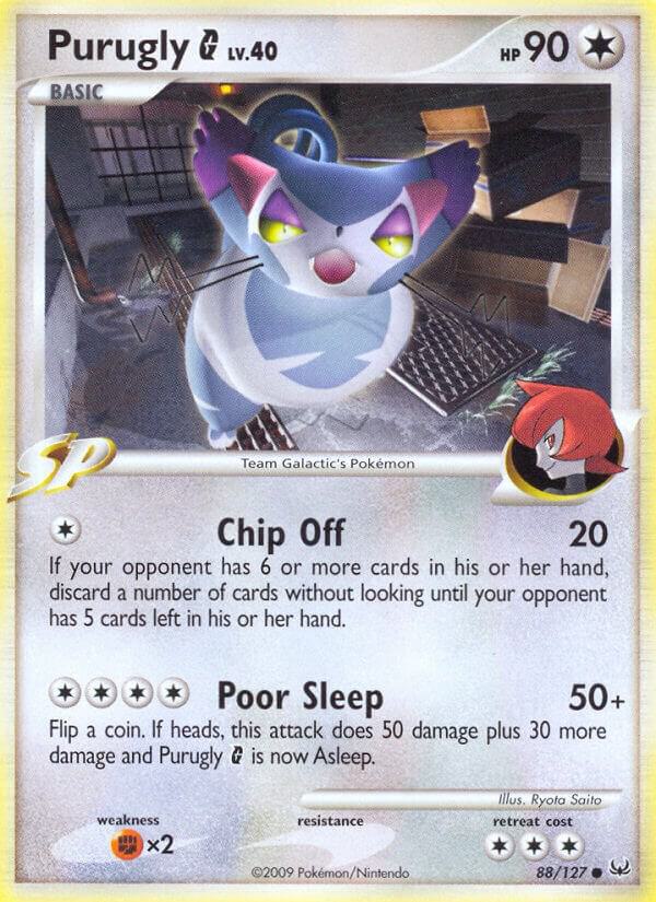 Purugly G 88/127 card from Platinum