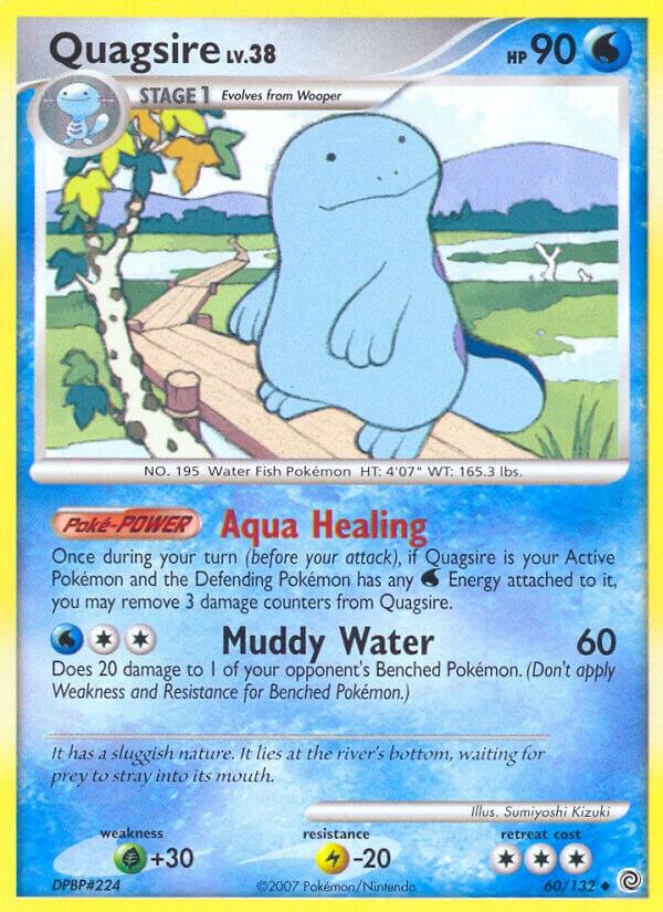 Quagsire 60/132 card from Secret Wonders