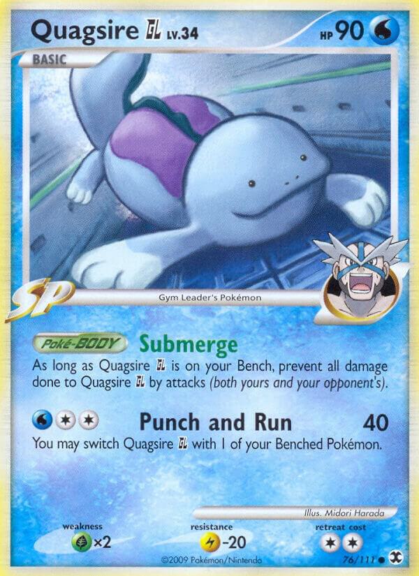 Quagsire GL 76/111 card from Rising Rivals