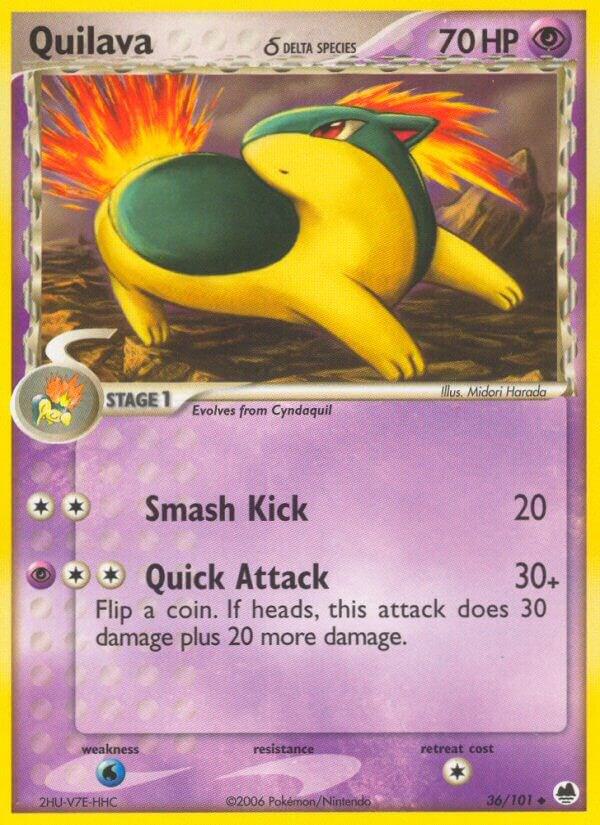 Quilava (Delta Species) 36/101 card from Dragon Frontiers