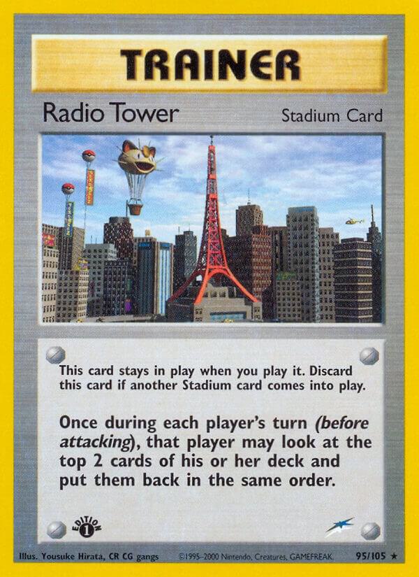 Radio Tower 095/105 card from Neo Destiny