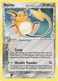 Raichu (Delta Species) 15/110 card from Holon Phantoms