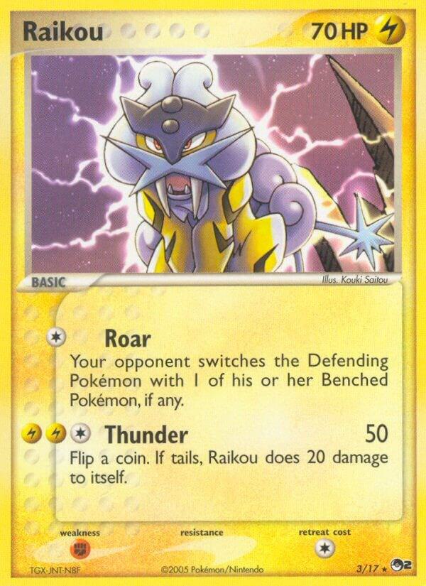 Raikou 003/017 card from POP Series 2
