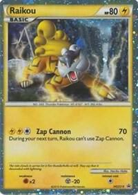 Raikou HGSS19 card from HGSS Promos