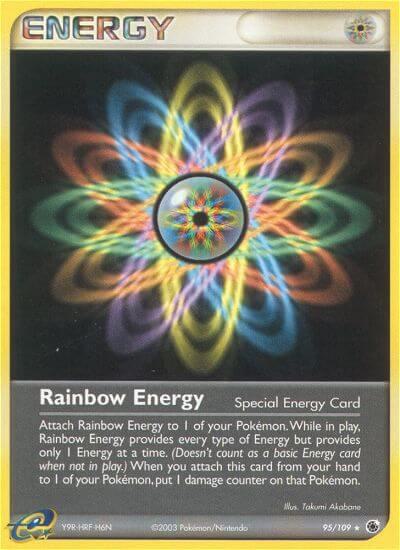 Rainbow Energy 95/109 card from Ruby and Sapphire
