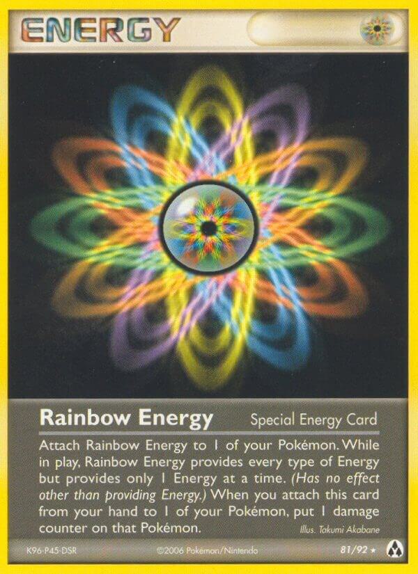 Rainbow Energy 81/92 card from Legend Maker