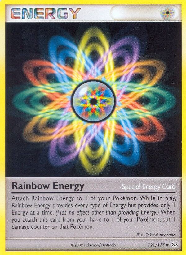 Rainbow Energy 121/127 card from Platinum