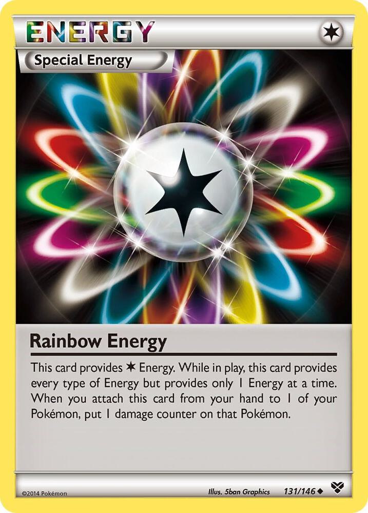 Rainbow Energy 131/146 card from XY Base Set