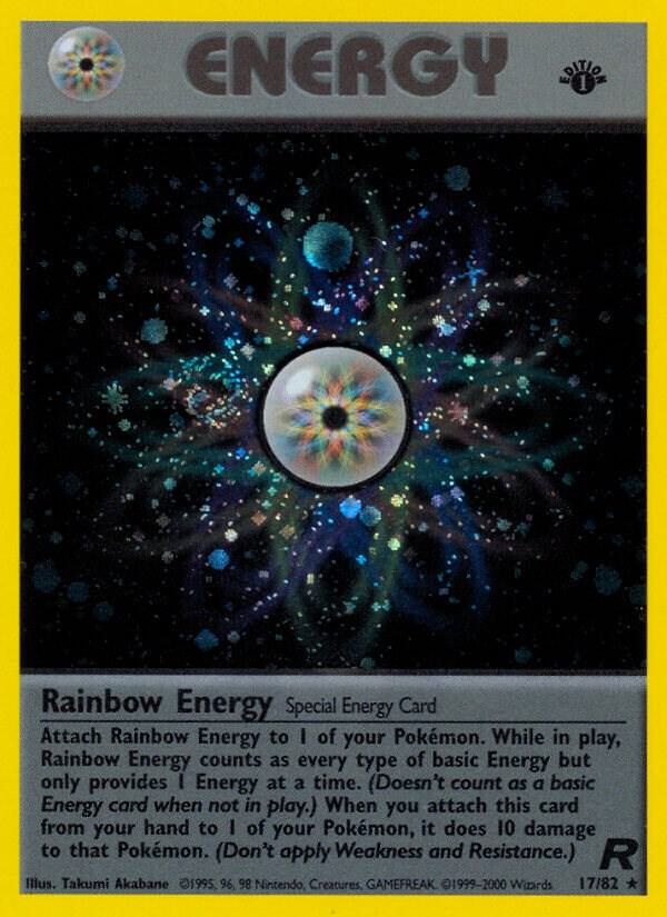 Rainbow Energy (17) 17/82 card from Team Rocket