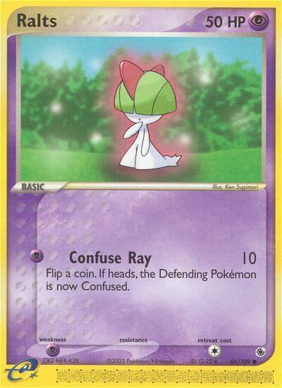 Ralts 66/109 card from Ruby and Sapphire