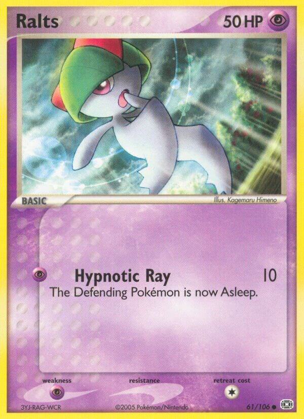 Ralts 61/106 card from Emerald