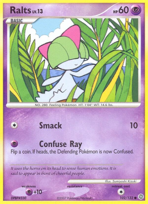 Ralts 102/132 card from Secret Wonders