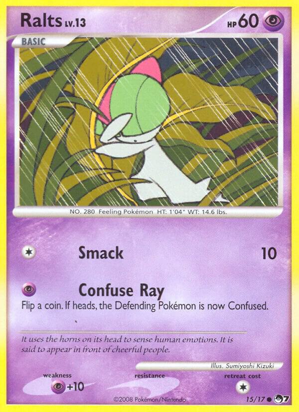 Ralts 015/017 card from POP Series 7
