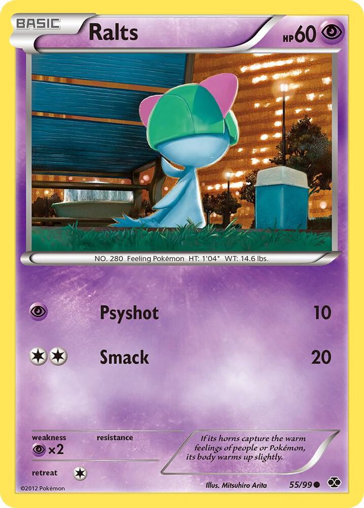 Ralts 55/99 card from Next Destinies