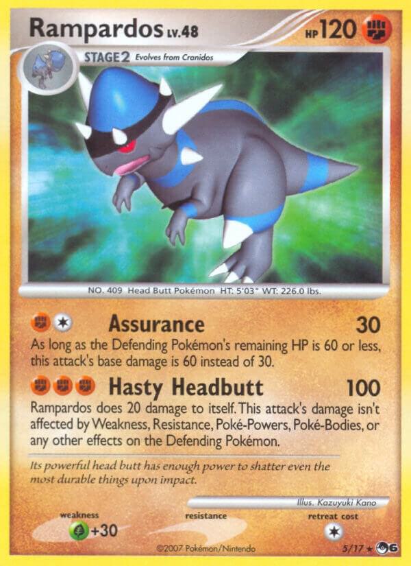 Rampardos 005/017 card from POP Series 6