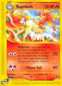 Rapidash (62) 062/165 card from Expedition