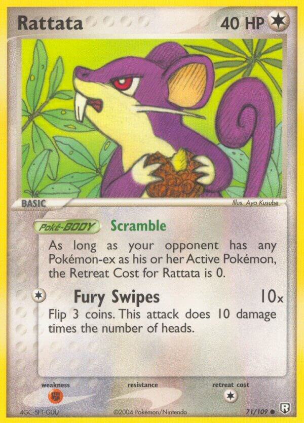 Rattata - 071/109 71/109 card from Team Rocket Returns