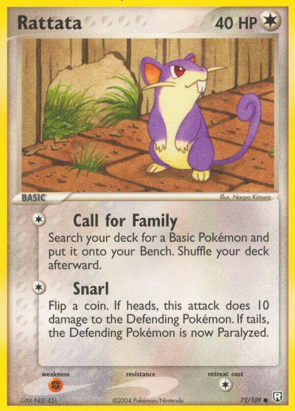 Rattata - 072/109 72/109 card from Team Rocket Returns
