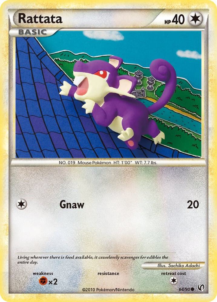 Rattata 64/90 card from Undaunted