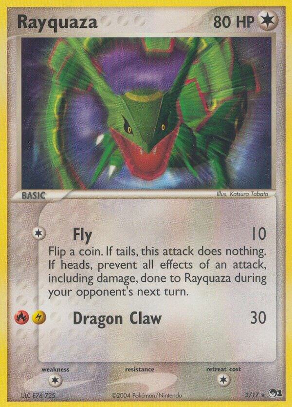 Rayquaza 003/017 card from POP Series 1