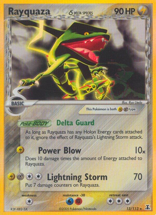 Rayquaza (Delta Species) 13/113 card from Delta Species