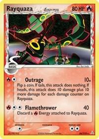Rayquaza - 026/110 (Delta Species) 26/110 card from Holon Phantoms