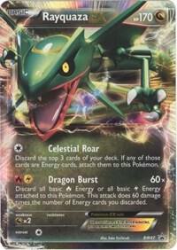 Rayquaza EX BW47 card from Black and White Promos
