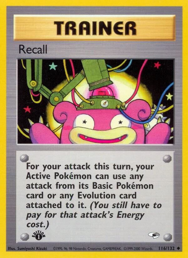 Recall 116/132 card from Gym Heroes